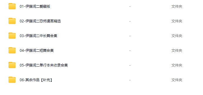 图片[2]-《伊藤润二作品合集》伊藤润二创作 PDF版电子漫画【01-44部合集】-DXSC18大向
