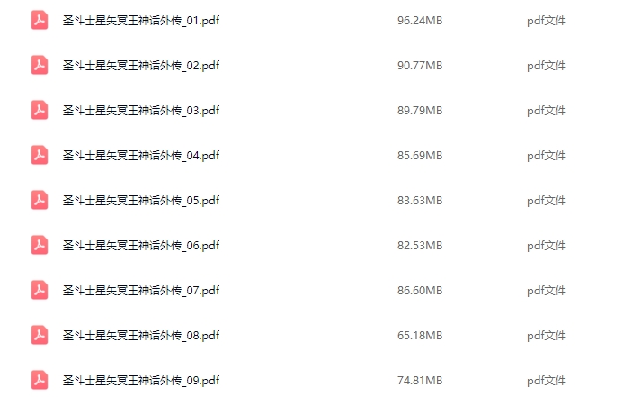 图片[6]-《车田正美合集》车田正美创作 PDF版电子漫画【01-13部合集】-DXSC18大向